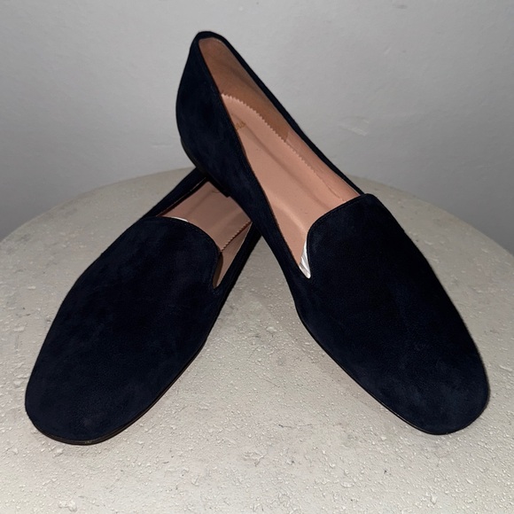 J Crew Navy Suede Loafers - Picture 4 of 10